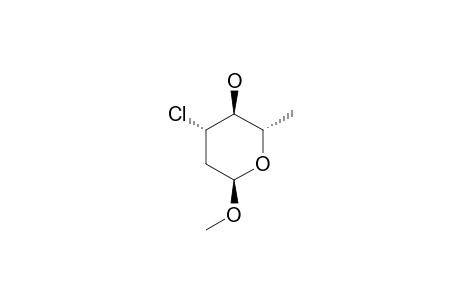 METHYL-3-CHLORO-2,3,6-TRIDEOXY-L-ARABINO-HEXOPYRANOSIDE;MINOR-ANOMER