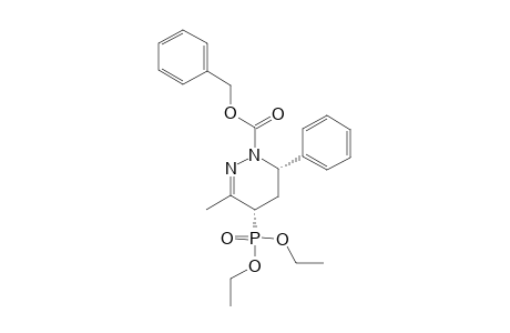 BENZYL-(+/-)-(4S*,6S*)-4-(DIETHOXYPHOSPHORYL)-3-METHYL-6-PHENYL-5,6-DIHYDRO-4H-PYRIDAZINE-1-CARBOXYLATE