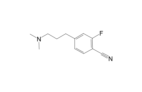 4-(3-(Dimethylamino)propyl)-2-fluorobenzonitrile