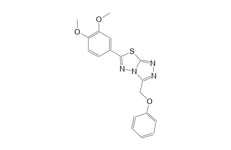 6-(3,4-dimethoxyphenyl)-3-(phenoxymethyl)[1,2,4]triazolo[3,4-b][1,3,4]thiadiazole