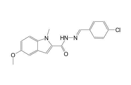 N'-[(E)-(4-chlorophenyl)methylidene]-5-methoxy-1-methyl-1H-indole-2-carbohydrazide