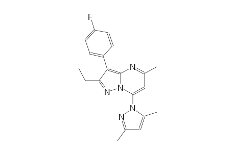 pyrazolo[1,5-a]pyrimidine, 7-(3,5-dimethyl-1H-pyrazol-1-yl)-2-ethyl-3-(4-fluorophenyl)-5-methyl-