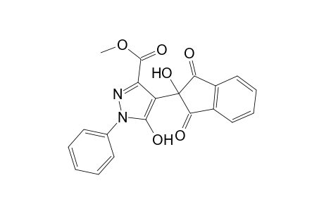 Methyl 4-(2,3-Dihydro-2-hydroxy-1,3-dioxo-1H-inden-2-yl)-5-hydroxy-1-phenyl-1H-pyrazole-3-carboxylate
