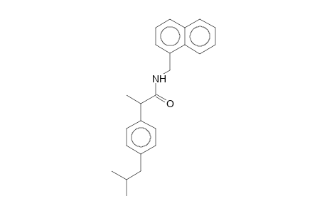 Propanamide, 2-(4-isobutylphenyl)-N-(1-naphthylmethyl)-