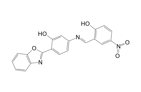Phenol, 2-(2-benzoxazolyl)-5-(2-hydroxy-5-nitrobenzylidenamino)-