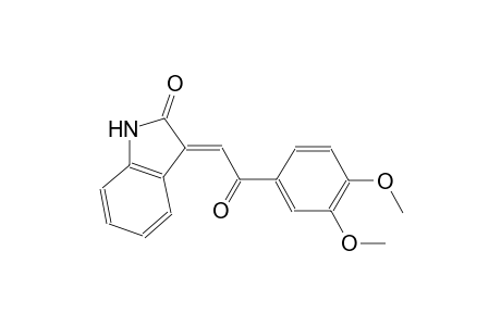 (3E)-3-[2-(3,4-dimethoxyphenyl)-2-oxoethylidene]-1,3-dihydro-2H-indol-2-one