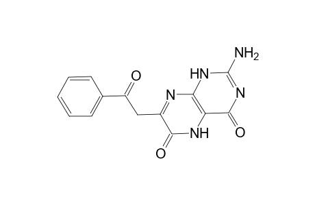 2-Amino-4-hydroxy-7-(2-oxo-2-phenylethyl)-6(5H)-pteridinone