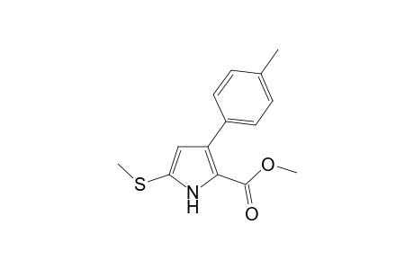 Methyl 3-(4-methphenyl)-5-(methylsulfanyl)-1H-pyrrol-2-carboxylate