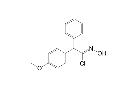 N-hydroxy-2-(4-methoxyphenyl)-2-phenyl acetimidoyl chloride