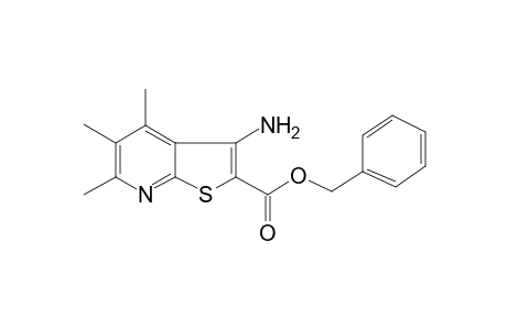 Benzyl 3-amino-4,5,6-trimethylthieno[2,3-b]pyridine-2-carboxylate