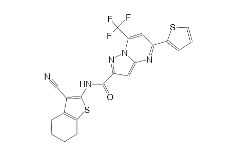 N-(3-cyano-4,5,6,7-tetrahydro-1-benzothien-2-yl)-5-(2-thienyl)-7-(trifluoromethyl)pyrazolo[1,5-a]pyrimidine-2-carboxamide