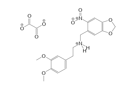 2-(3,4-dimethoxyphenyl)-N-((6-nitrobenzo[d][1,3]dioxol-5-yl)methyl)ethanaminium oxalate