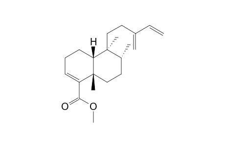 (-)-Methyl 3,13(16),14-cis-clerdatrien-18-oate