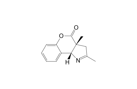 Benzopyrano[4,3-b]pyrrol-4(3H)-one, 3a,9b-dihydro-2,3a-dimethyl-, cis-