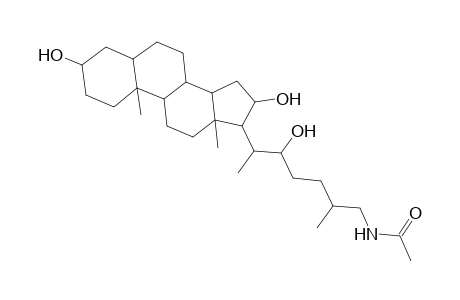 Acetamide, N-[(3.beta.,5.alpha.,16.beta.)-3,16,22-trihydroxycholestan-26-yl]-