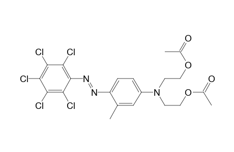 N,N-Bis(2-acetoxyethyl)-3-methyl-4-(pentachlorophenylazo)aniline