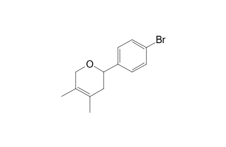 2-(4-Bromophenyl)-4,5-dimethyl-3,6-dihydro-2H-pyran