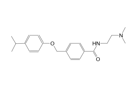 N-[2-(dimethylamino)ethyl]-4-[(4-isopropylphenoxy)methyl]benzamide