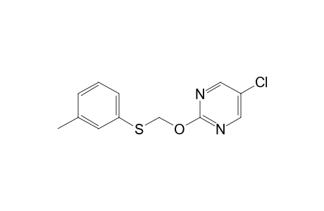 5-chloranyl-2-[(3-methylphenyl)sulfanylmethoxy]pyrimidine