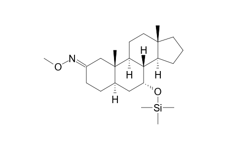 7.ALPHA.-[(TRIMETHYLSILYL)OXY]-5.ALPHA.-ANDROSTAN-2-ONE(2-O-METHYLOXIME)