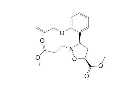 2-Isoxazolidinepropanoic acid, 5-(methoxycarbonyl)-3-[2-(2-propenyloxy)phenyl]-, methyl ester, cis-
