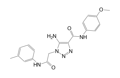 5-amino-N-(4-methoxyphenyl)-1-[2-oxo-2-(3-toluidino)ethyl]-1H-1,2,3-triazole-4-carboxamide