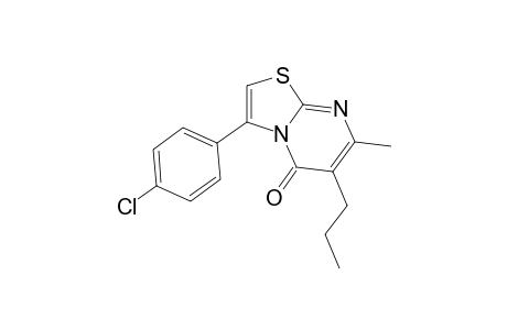 3-(4-Chlorophenyl)-7-methyl-6-propyl-5H-[1,3]thiazolo[3,2-a]pyrimidin-5-one