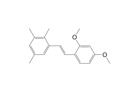 Benzene, 1-[2-(2,4-dimethoxyphenyl)ethenyl]-2,3,5-trimethyl-, (E)-