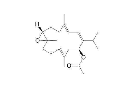 (7R,8R,14S,1E,3E,11E)-14-acetoxy-7,8-epoxycembra-1,3,11-triene
