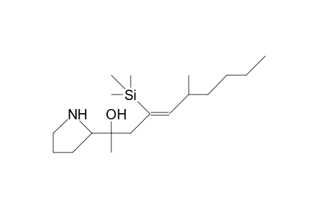 2-(1-Hydroxy-1,5-dimethyl-3-trimethylsilyl-3-trans-nonenyl)-pyrrolidine