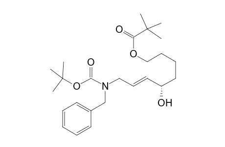 (E)-(S)-8-[(N-Benzyl-N-tert-butoxycarbonyl)amino]-5-hydroxy-6-octenyl pivalate