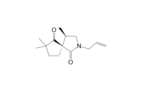 2-Allyl-4,7,7-trimethyl-2-azaspiro[4.4]nonane-1,6-dione isomer