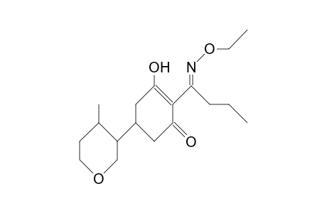 2-(1-Ethoxyiminobutyl)-5-(4-methyltetrahydro-3-pyranyl)-3-hydroxy-2-cyclohexen-1-one