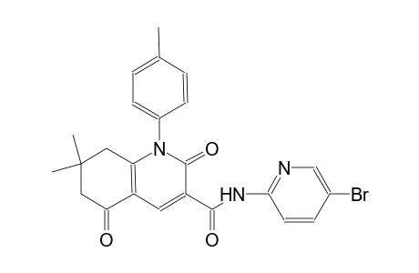 3-quinolinecarboxamide, N-(5-bromo-2-pyridinyl)-1,2,5,6,7,8-hexahydro-7,7-dimethyl-1-(4-methylphenyl)-2,5-dioxo-