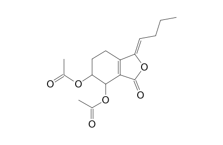 (3Z)-3-Butylidene-6,7-dihydroxy-4,5,6,7-tetrahydro-2-benzofuran-1-one diacetate