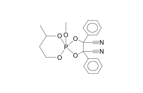 2-METHOXY-2-(1',3'-BUTYLENEDIOXY)-4,5-DICYANO-4,5-DIPHENYL-1,3,2-DIOXAPHOSPHOLANE