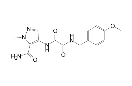 ethanediamide, N~1~-[5-(aminocarbonyl)-1-methyl-1H-pyrazol-4-yl]-N~2~-[(4-methoxyphenyl)methyl]-