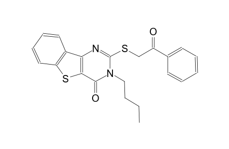 3-butyl-2-[(2-oxo-2-phenylethyl)sulfanyl][1]benzothieno[3,2-d]pyrimidin-4(3H)-one