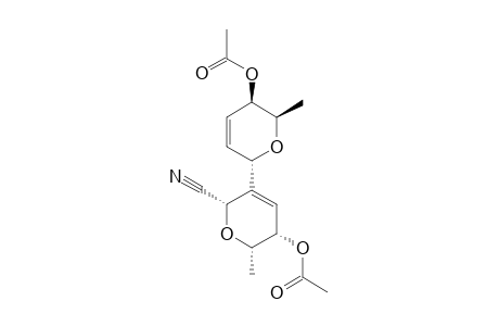 4-O-ACETYL-2-C-(4-O-ACETYL-2,3-DIDEOXY-ALPHA-L-THREO-HEX-2-ENOPYRANOSYL)-2,3-DIDEOXY-2-ENO-ALPHA-L-FUCOPYRANOSYL-CYANIDE