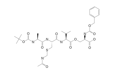 (Z)-D-SERINE-[N-BUTYLOXYCARBONYL-L-ALANINE-L-CYSTEINE-(ACETAMIDOMETHYL)-L-VALINE]-HYDROXYL