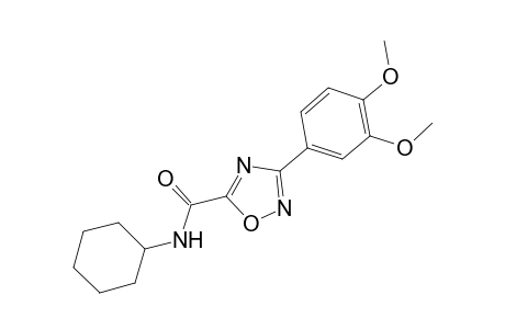 1,2,4-Oxadiazole-5-carboxamide, N-cyclohexyl-3-(3,4-dimethoxyphenyl)-