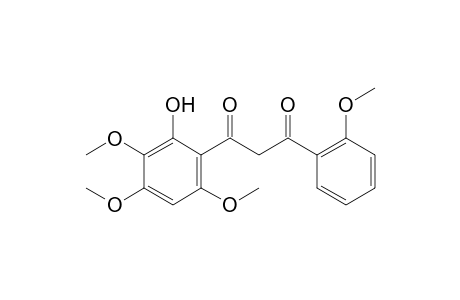 1-(2-hydroxy-3,4,6-trimethoxyphenyl)-3-(o-methoxyphenyl)-1,3-propanedione