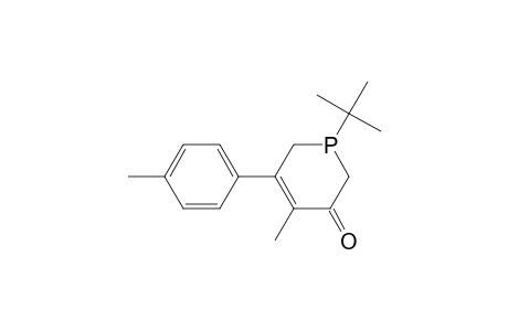 3(2H)-Phosphorinone, 1-(1,1-dimethylethyl)-1,6-dihydro-4-methyl-5-(4-methylphenyl)-