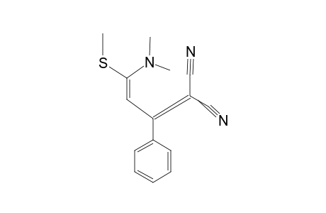 2-CYANO-3-PHENYL-5-DIMETHYLAMINO-5-METHYLTHIO-PENTA-2,4-DIENE-NITRILE