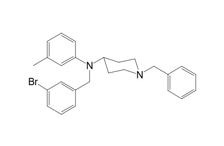 1-Benzyl-N-3-bromobenzyl-N-(3-methylphenyl)piperidin-4-amine
