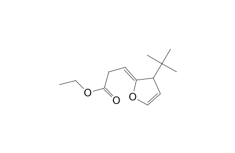 Propanoic acid, 3-[3-(1,1-dimethylethyl)-2(3H)-furanylidene]-, ethyl ester