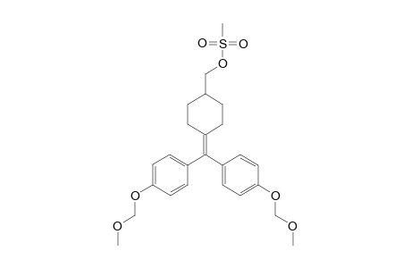 4-[(Methanesulfonyl)oxymethyl]-[bis(p-<methoxymethoxy>phenyl)methylene]cyclohexane