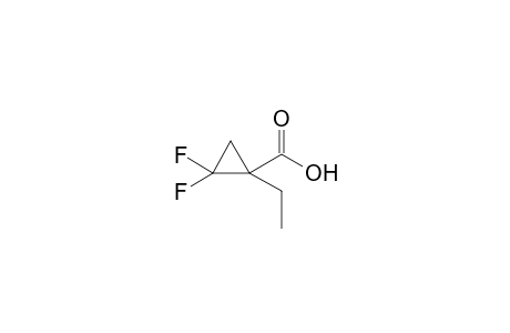 1-Ethyl-2,2-difluorocyclopropanecarboxylic Acid