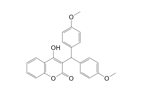 3-[bis(p-methoxyphenyl)methyl]-4-hydroxycoumarin