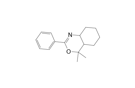 4,4-Dimethyl-2-phenyl-4a,5,6,7,8,8a-hexahydro-4H-3,1-benzoxazine